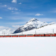 Switzerland in Winter: route by train
